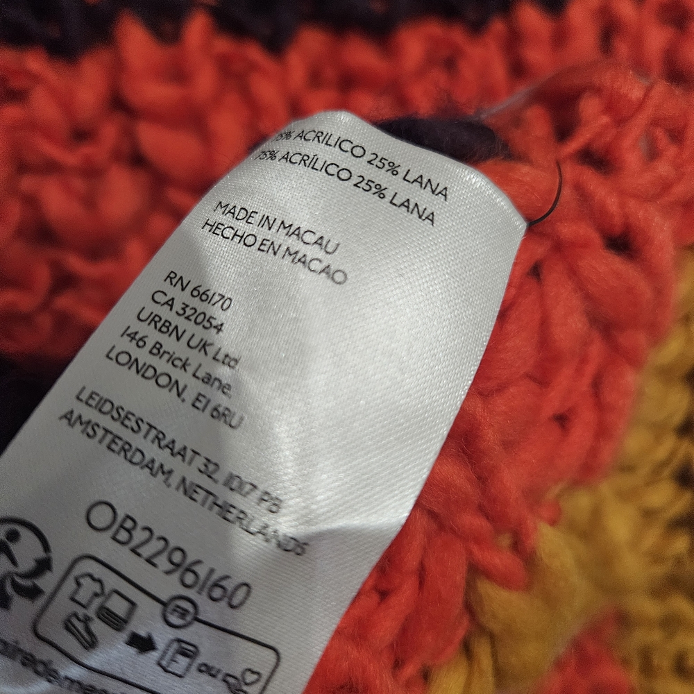 Free People Colorful Chunky Knit Cardigan - Picture 5 of 9